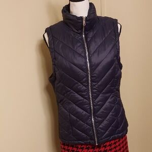 Love Tree Women's Navy Quilted Vest
